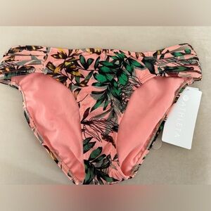 Athleta Aqualuxe Strappy Bottom in Pink Floral